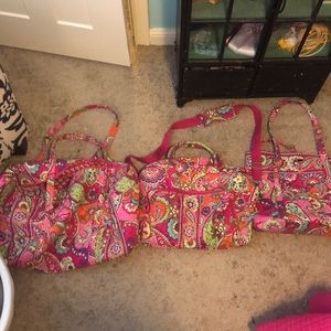 Vera Bradley Large Duffle Bag, Weekender, & Tote